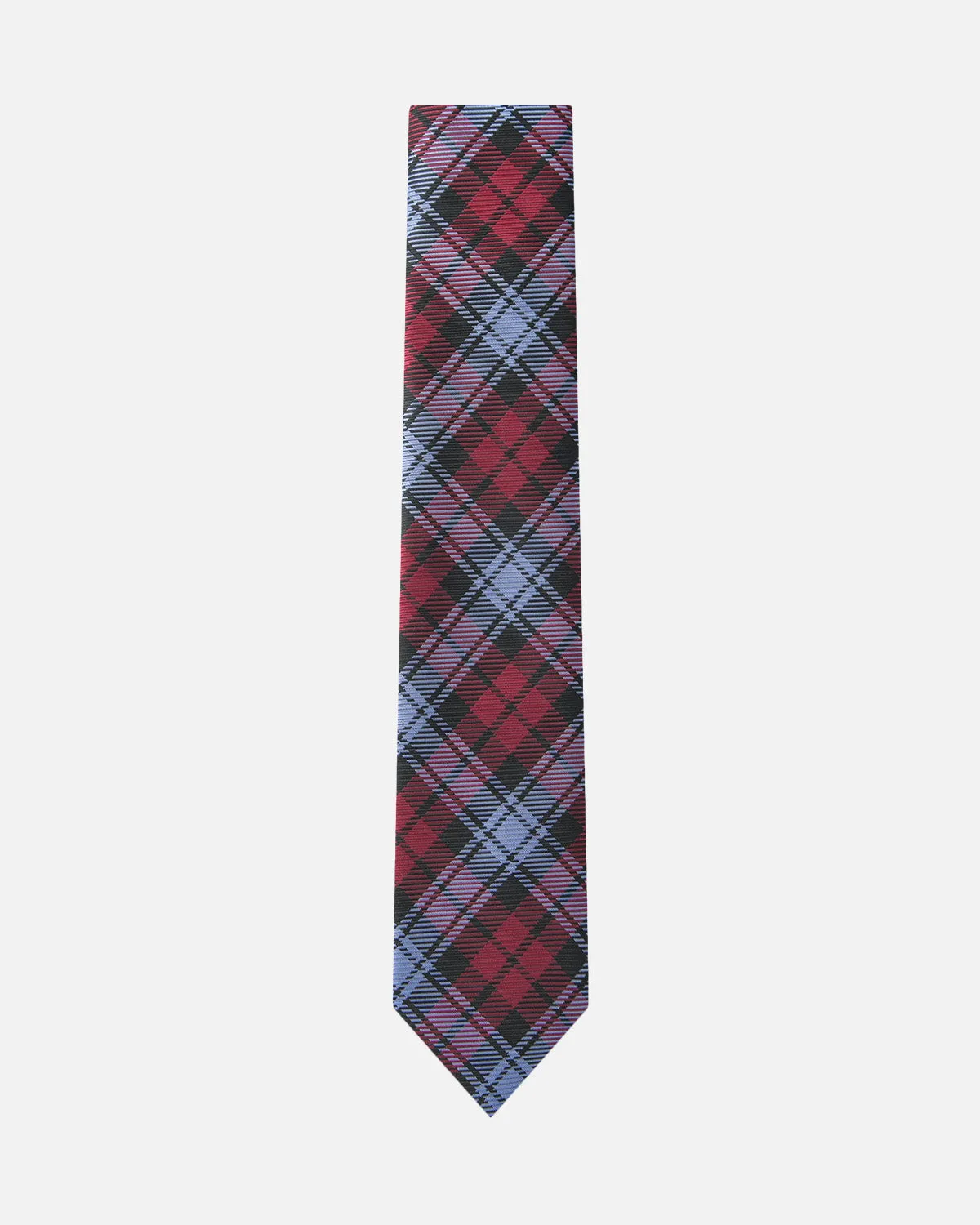 Immortal Blue Red & Black Plaid Tie