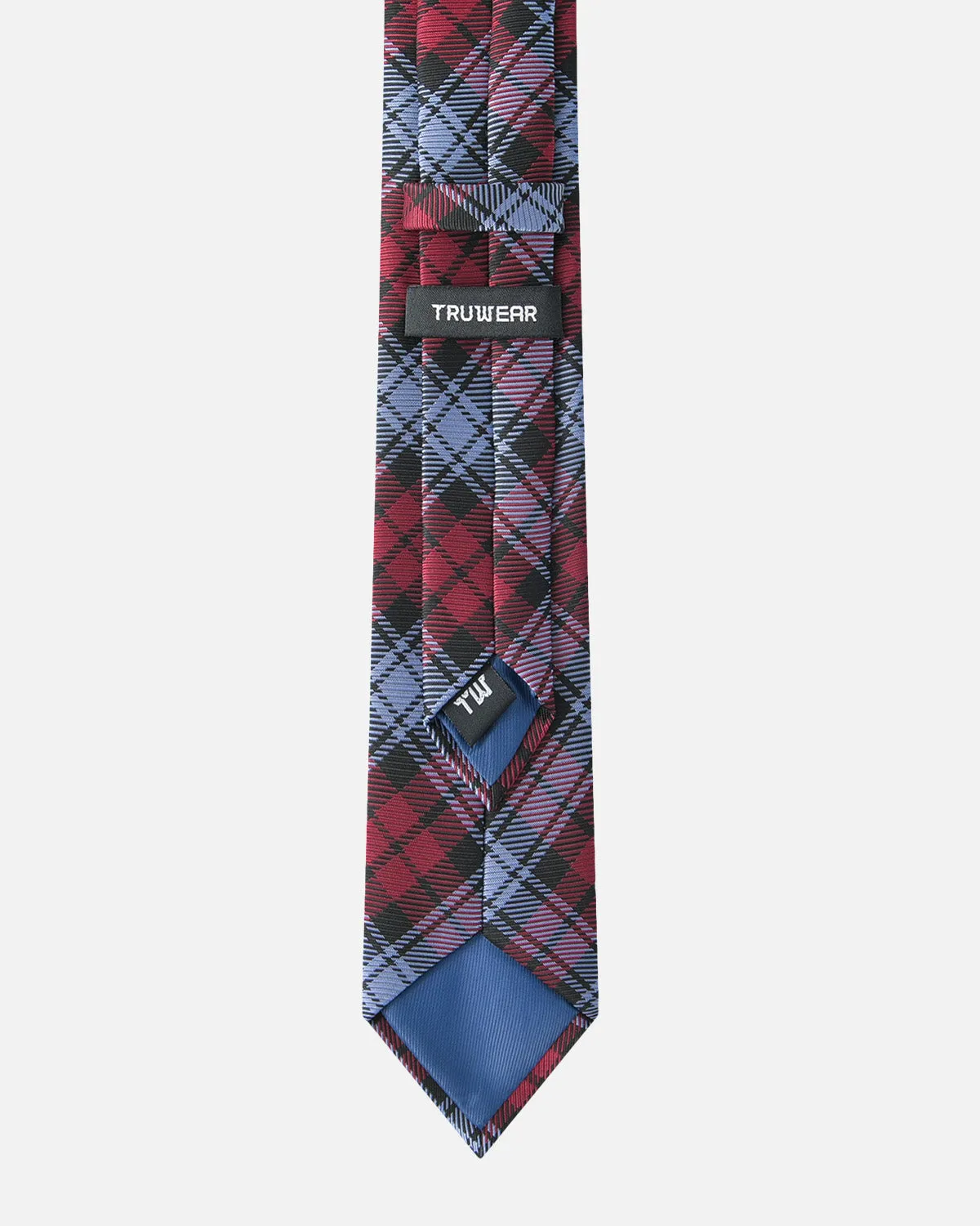 Immortal Blue Red & Black Plaid Tie