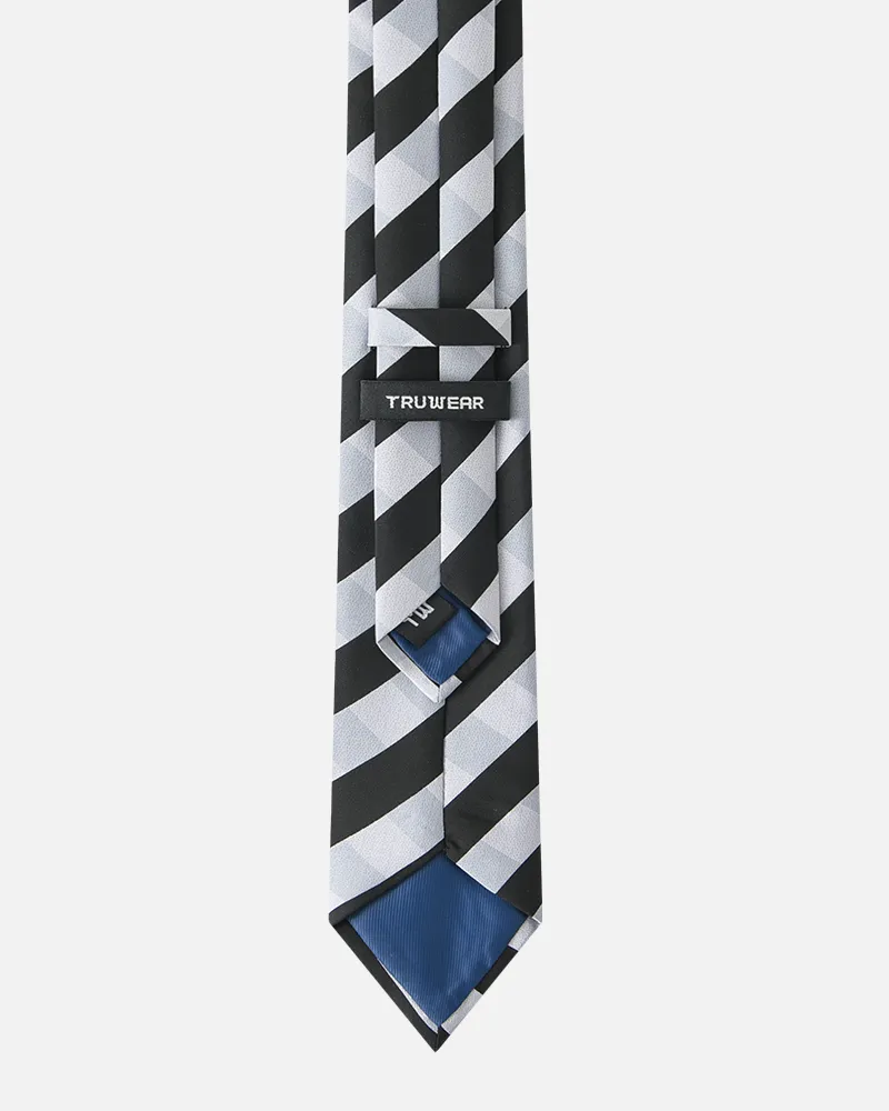 Immortal Checkered Tie Black/White