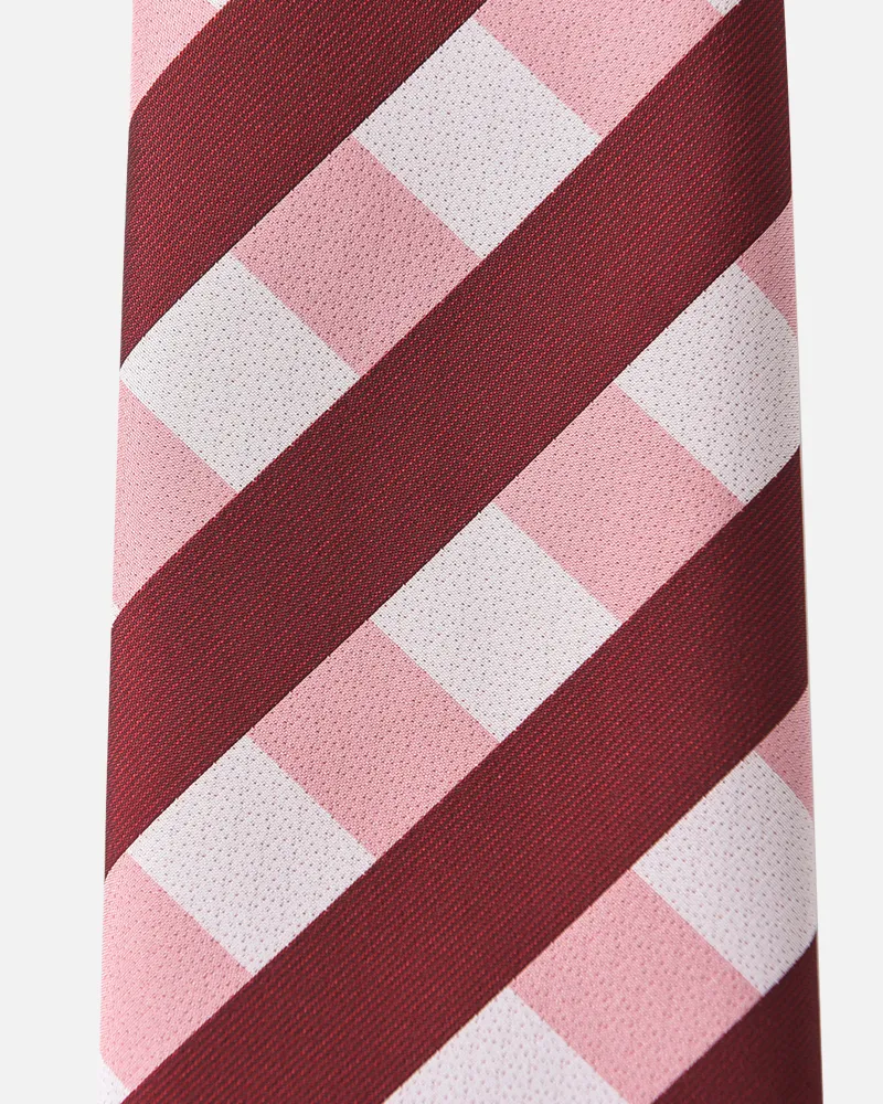 Immortal Checkered Tie Red/Maroon