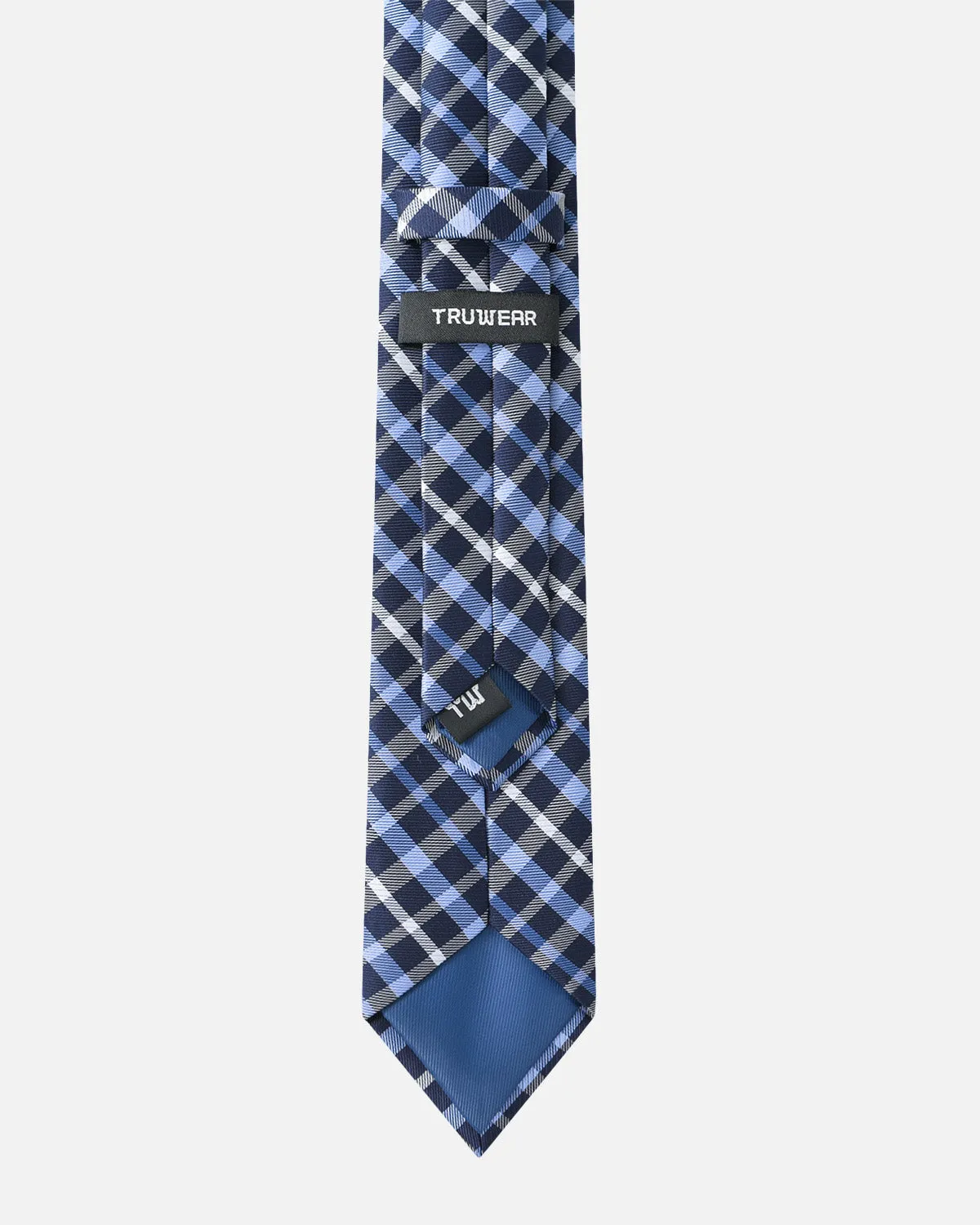 Immortal Powder Blue & Navy Stripe Tie