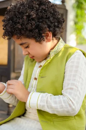 Inara - Kota Doriya Nehru Jacket For Boys