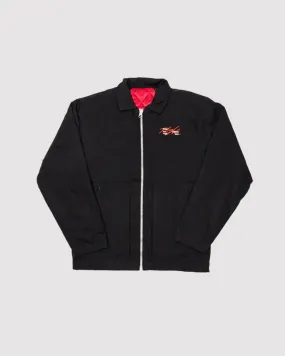 JORDAN FLIGHT HERITAGE JACKET "BLACK/RED"