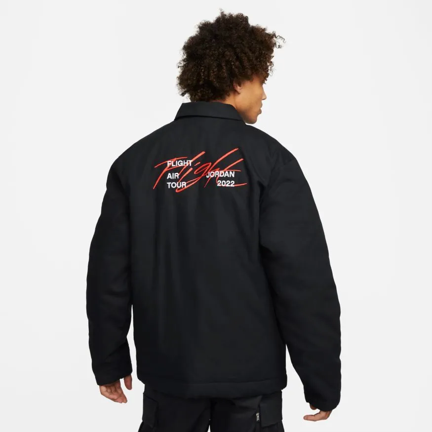 JORDAN FLIGHT HERITAGE JACKET "BLACK/RED"