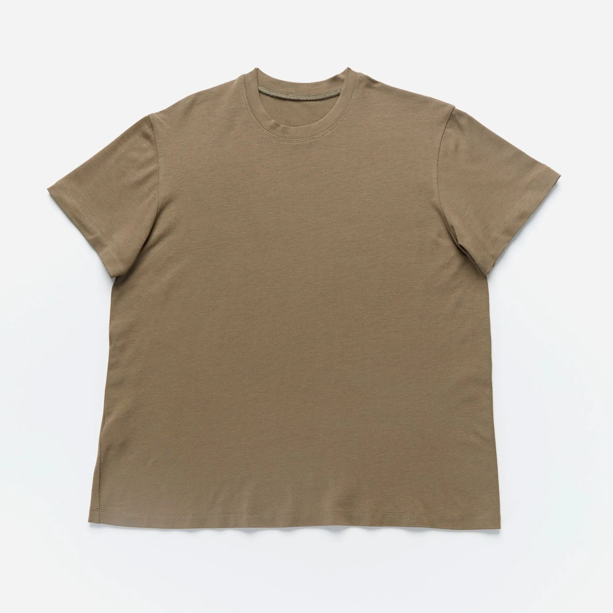 Junction Crew Neck T-Shirt in Olive