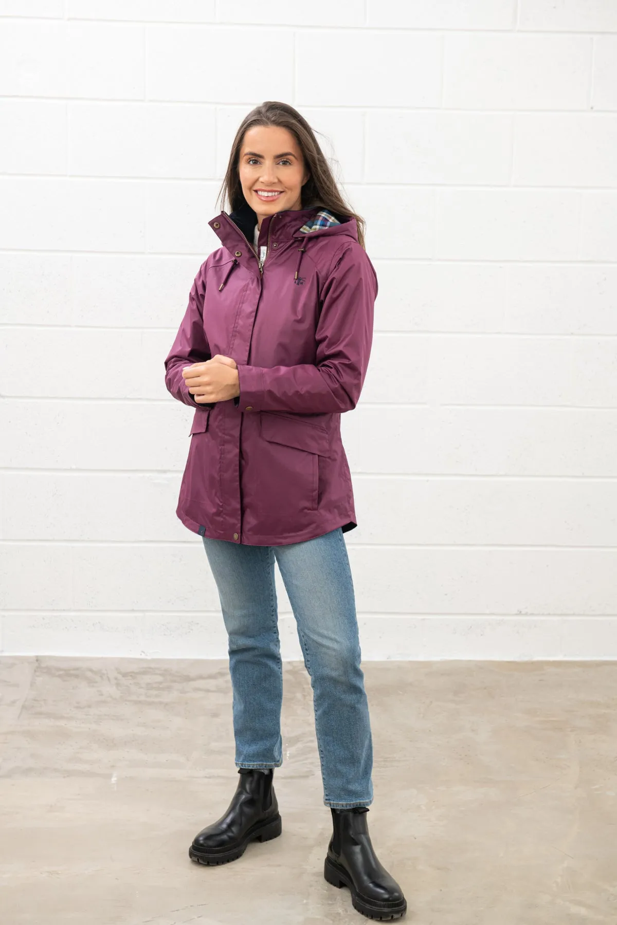 Kendal Raincoat - Plum