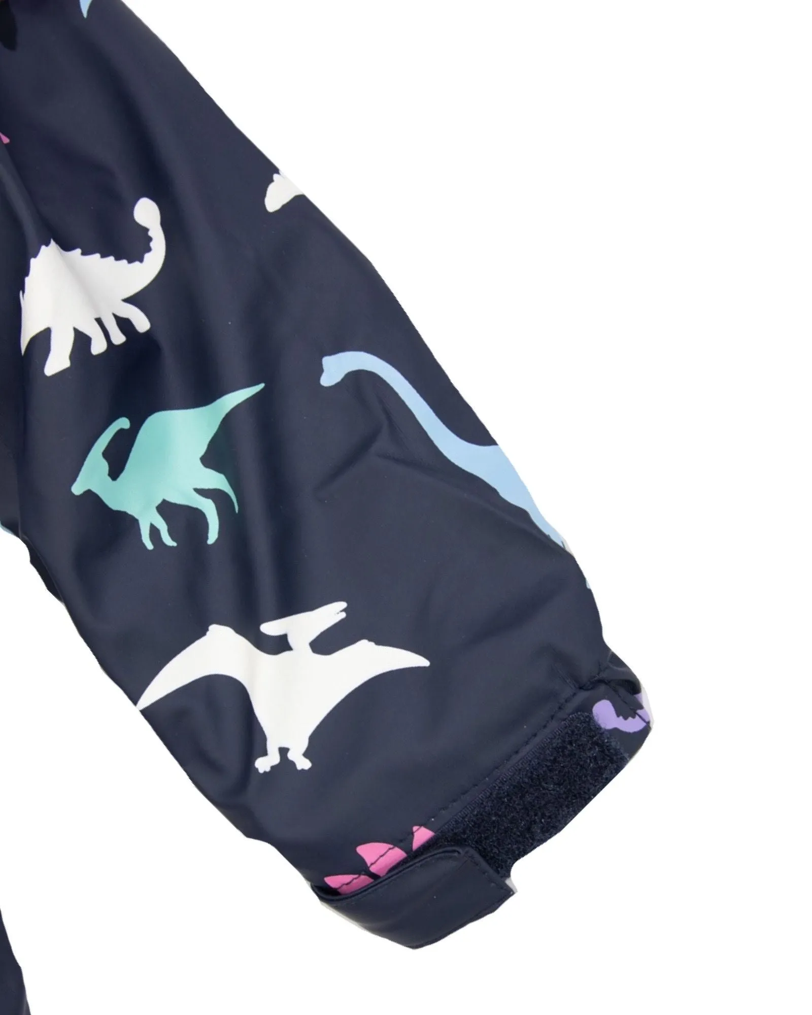 Korango Raincoat Colour Changing Dino Navy