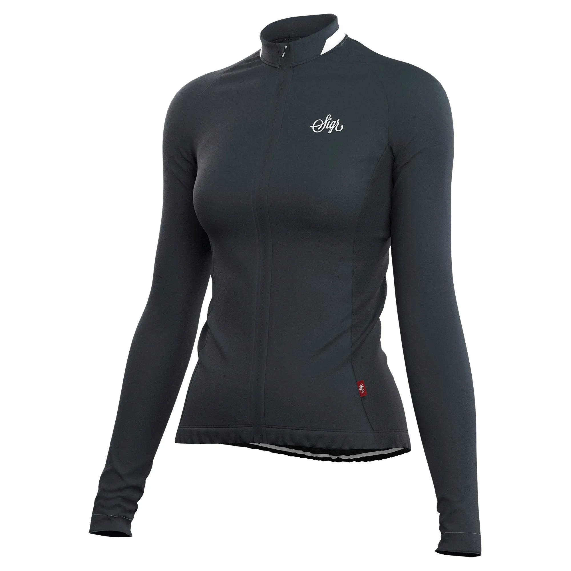 Krokus Black Women's Warmer Long Sleeved Cycling Jersey