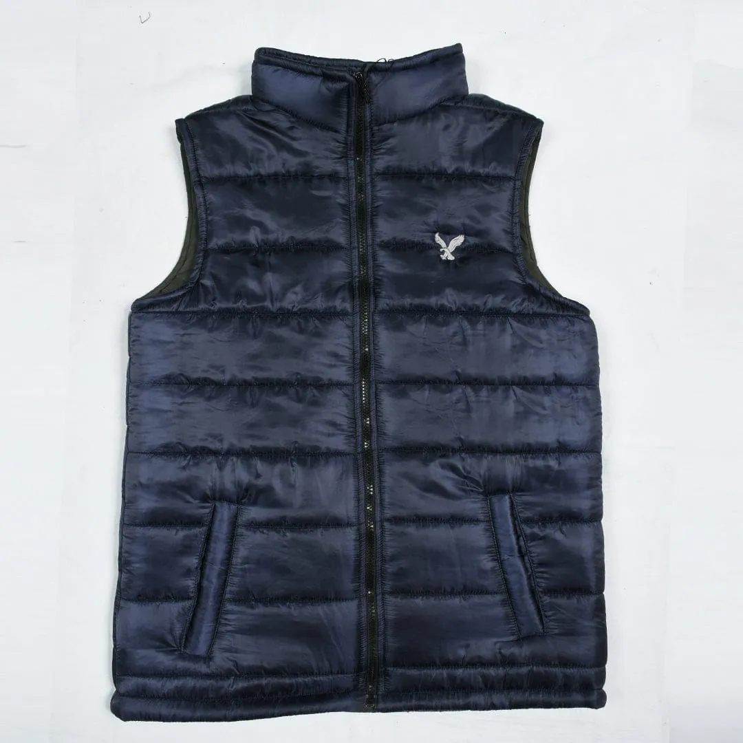 Left chest logo body warmer Gillet