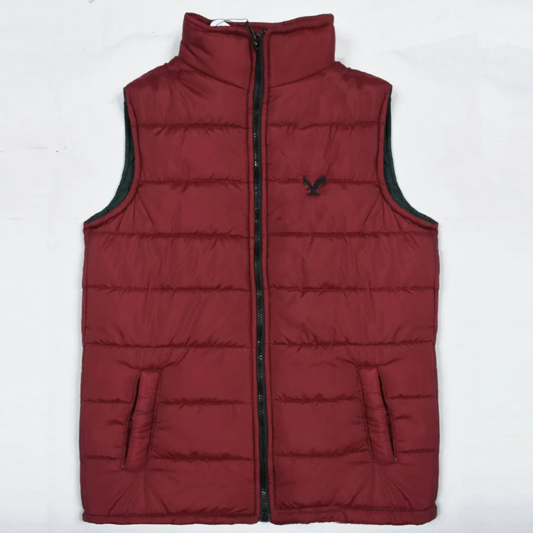 Left chest logo body warmer Gillet