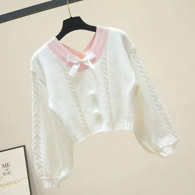 Lucy Lou Knit Crop Sweater