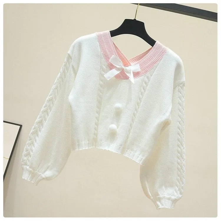 Lucy Lou Knit Crop Sweater