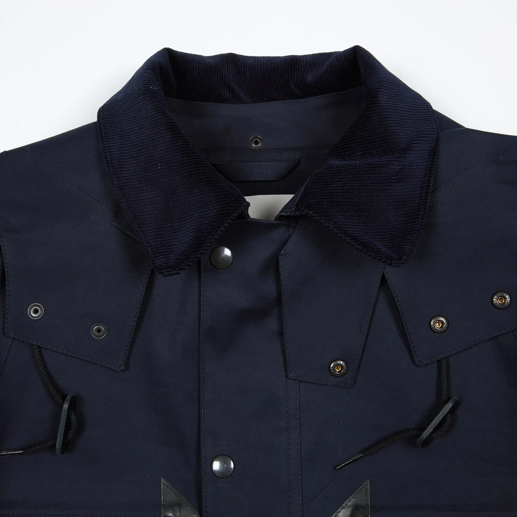 Mackintosh Anstruther Bonded Cotton Field Jacket in Navy