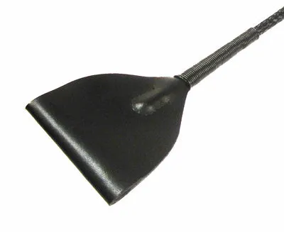 Mare Black Leather Riding Crop