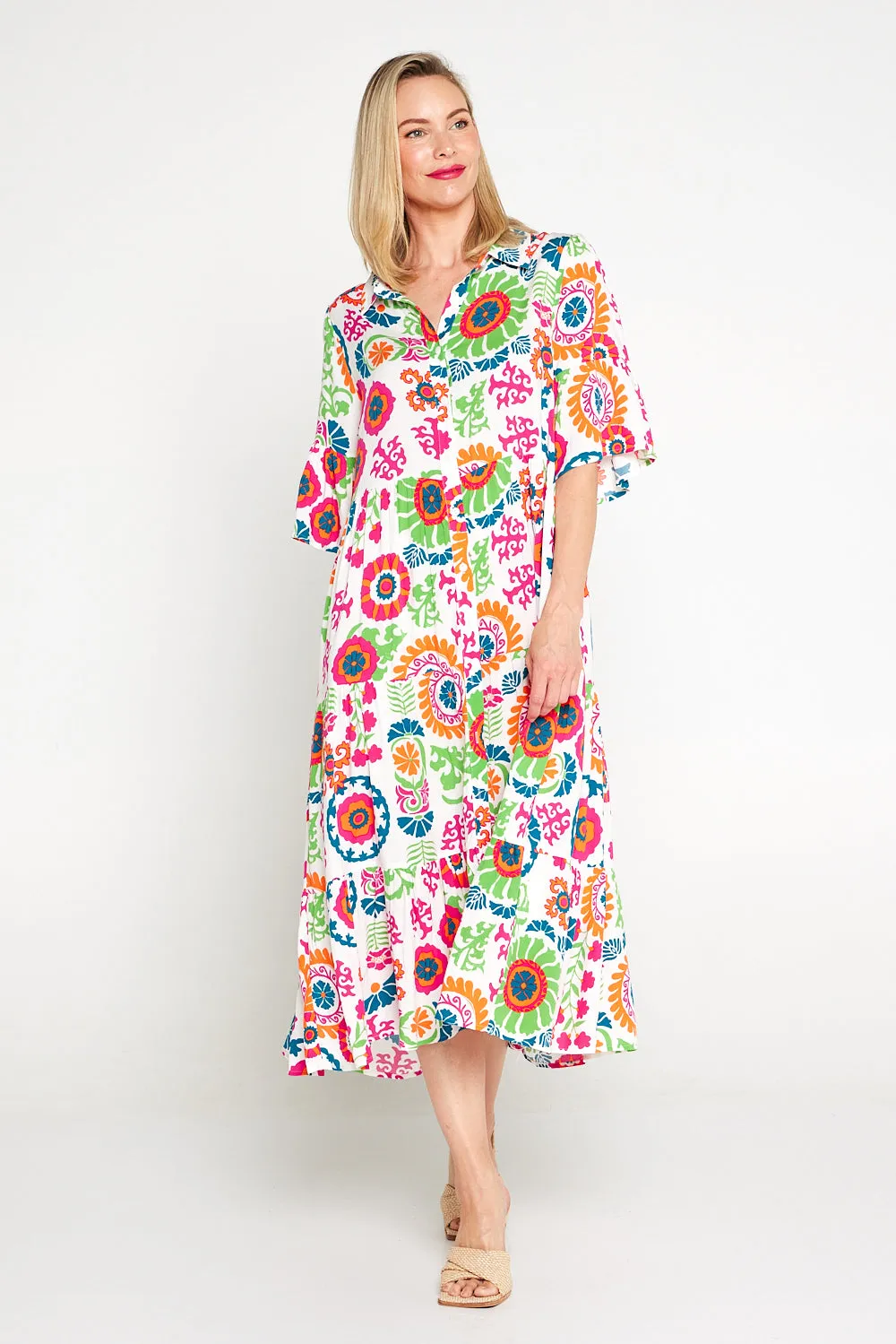 Marina Dress - Summer Mandala Floral