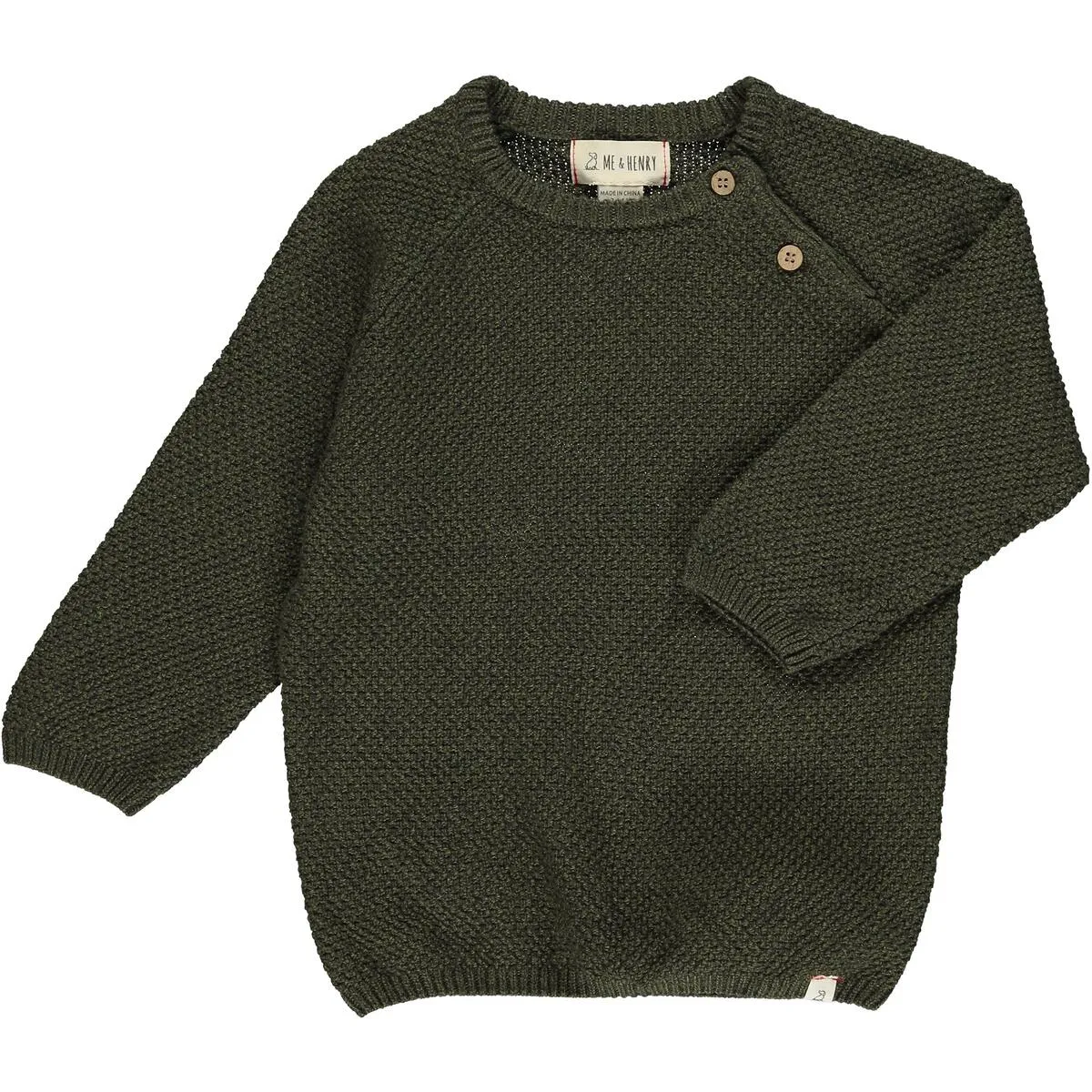 Me & Henry Roan Sweater - Green