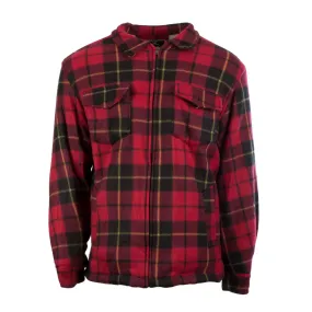 Men's Casual Tartan Sherpa Jacket Wallace