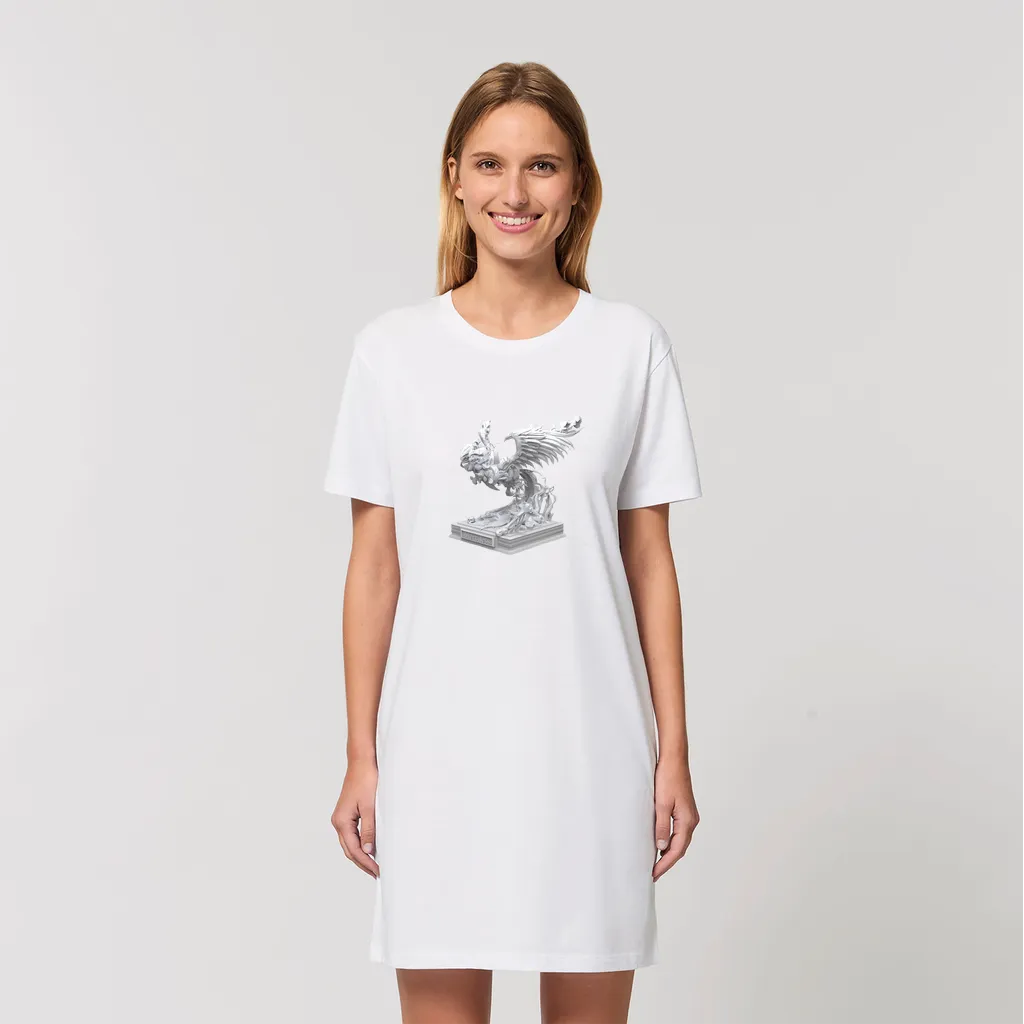 Merciless the Flaming SkyBird Organic T-Shirt Dress