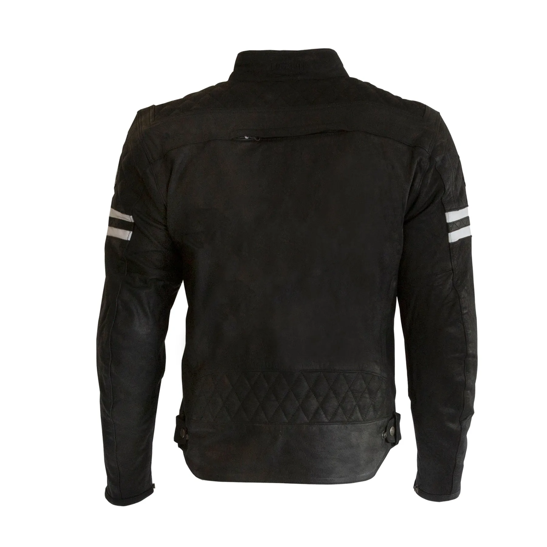 Merlin Hixon 2 Heritage Cafe Racer Leather Jacket with D30 Armour