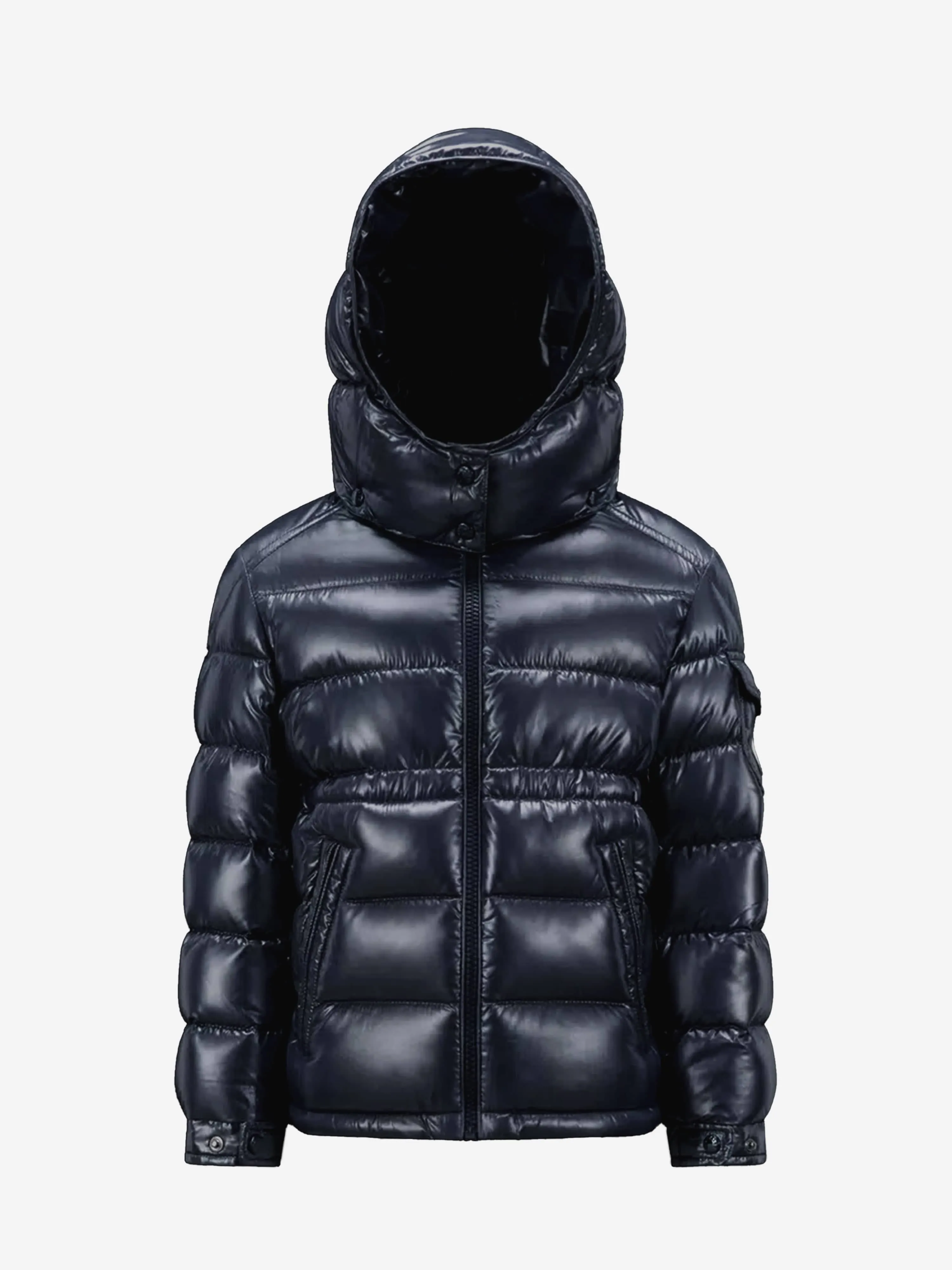 Moncler Enfant Girls Down Padded Maire Jacket in Navy