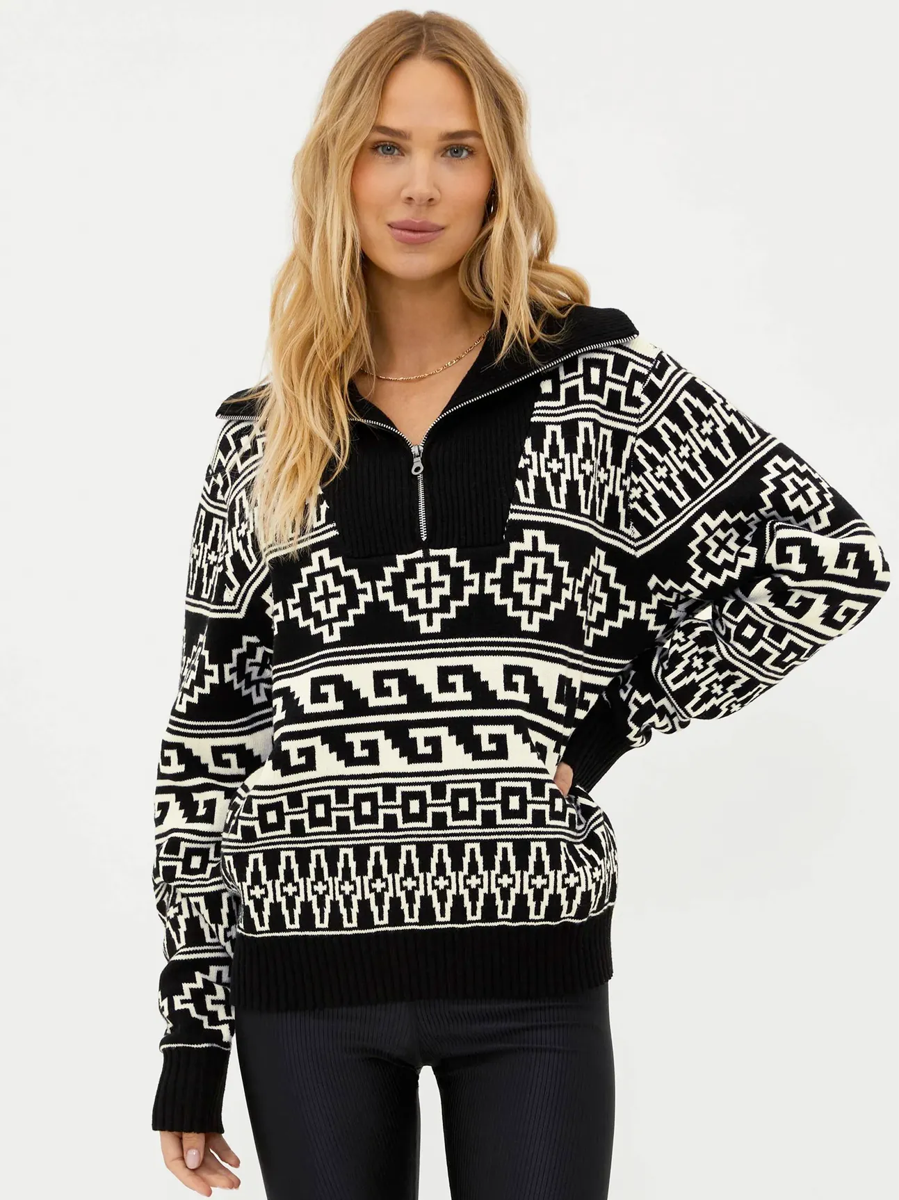 Monterey Sweater Sea Salt Wave