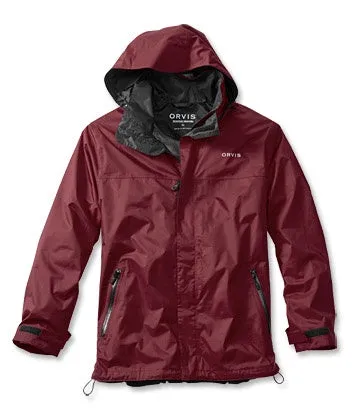 Orvis Men's Waterproof Rain Jacket/Red