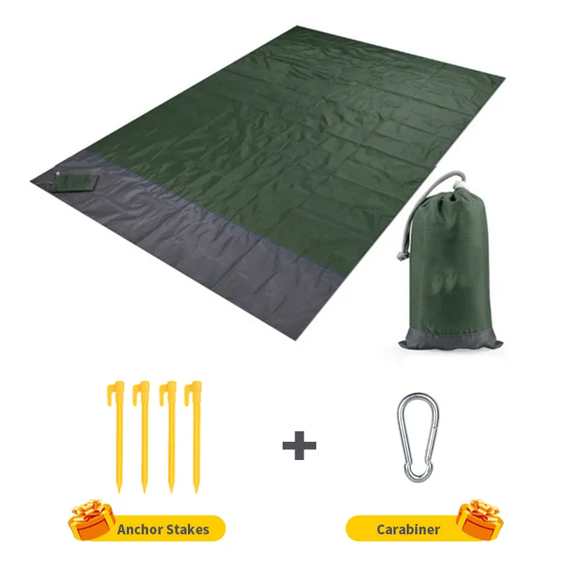 Outdoor Portable Beach Moisture-proof Mat Lightweight Picnic Tourist Mat Folding Waterproof Camping Picnic Mat Camping Equipment