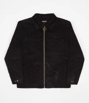 Pass Port Cord Zip Up Jacket - Black