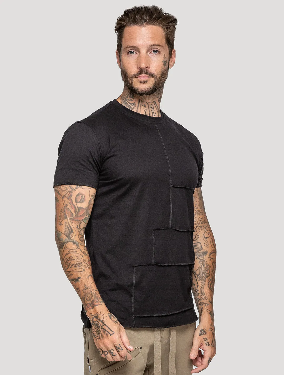 Patchwork Short Sleeves Tee