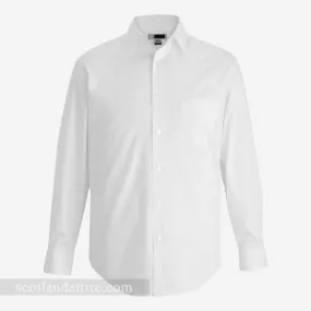 Premium Quality Scottish White Dress Shirt - Traditional Shirt for Kilt and Formal Wear