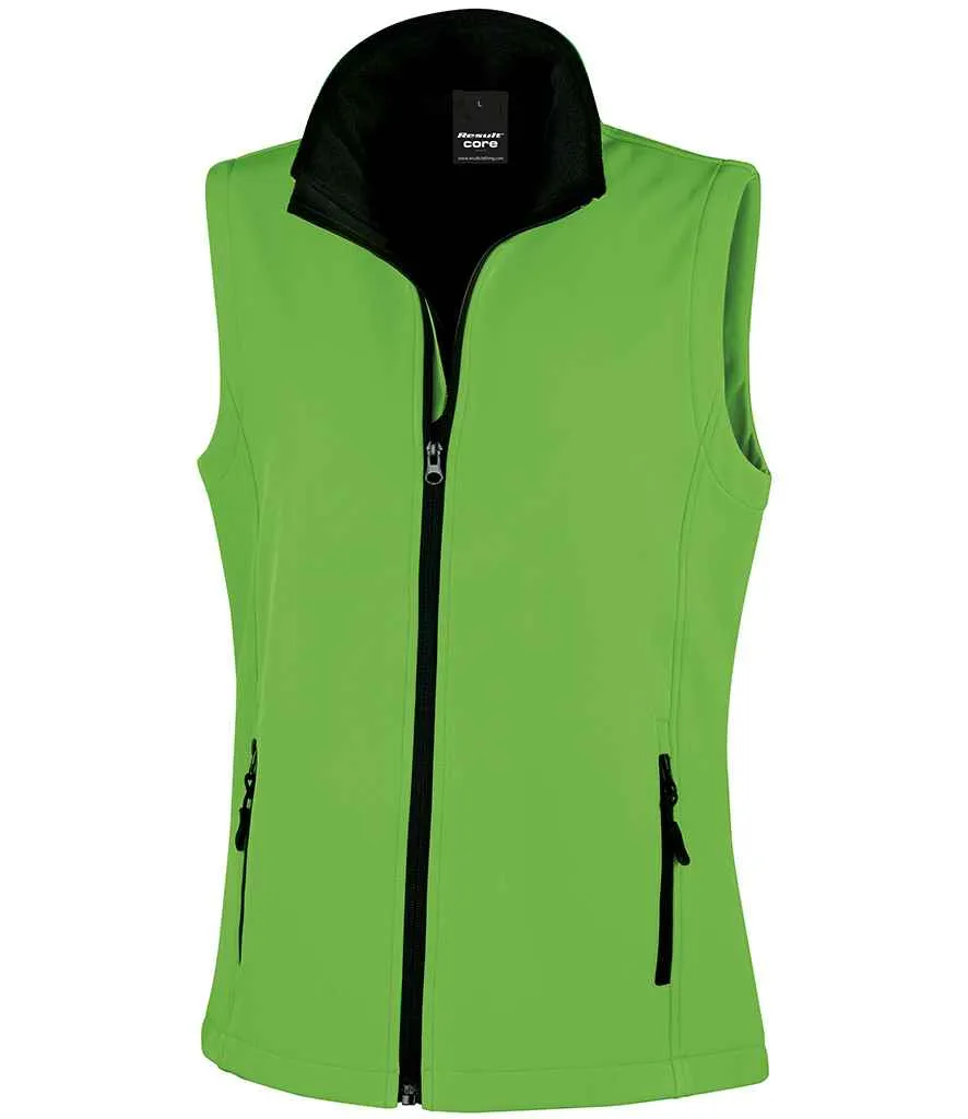 Result - Core Ladies Printable Soft Shell Bodywarmer