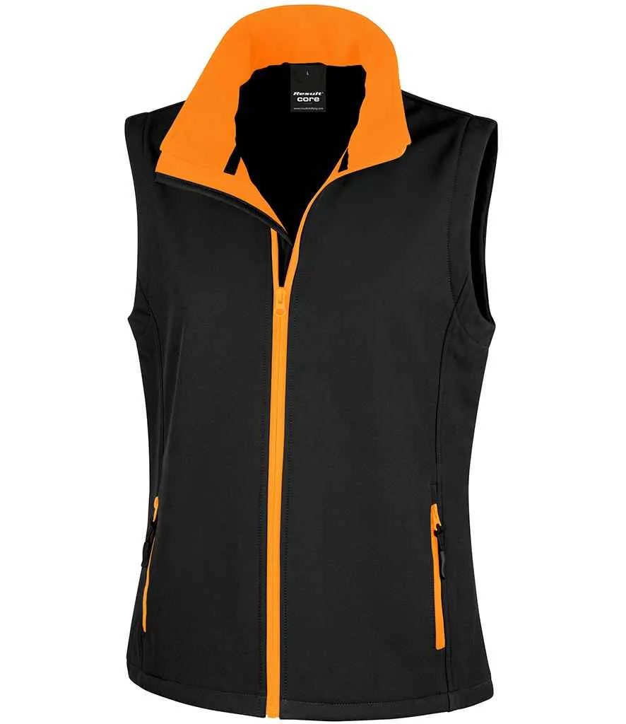 Result - Core Ladies Printable Soft Shell Bodywarmer