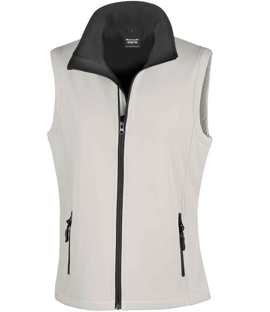 Result - Core Ladies Printable Soft Shell Bodywarmer