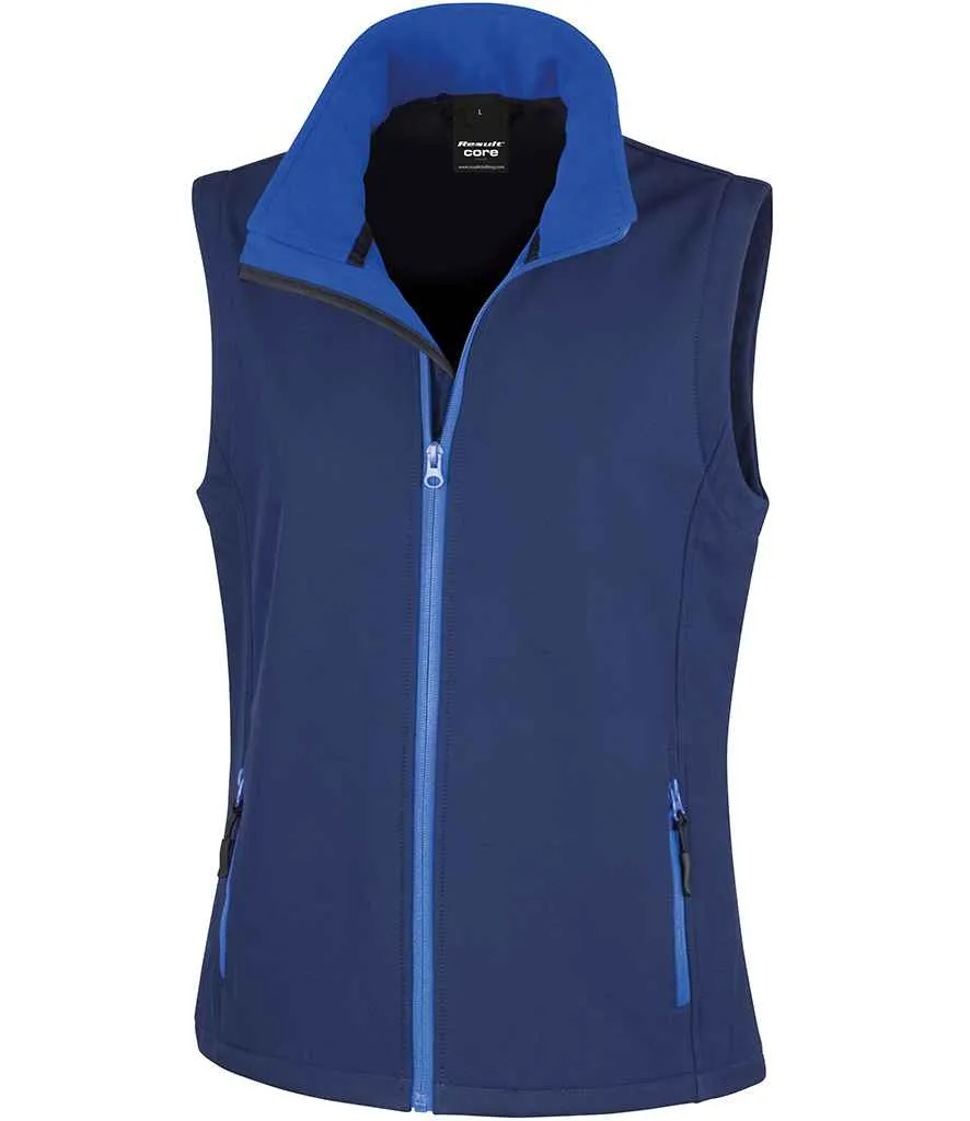 Result - Core Ladies Printable Soft Shell Bodywarmer