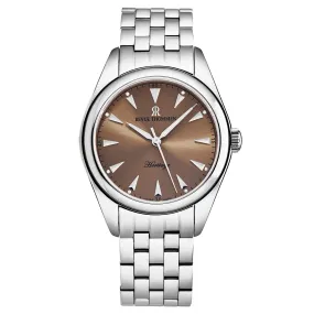 Revue Thommen Men's 'Heritage' Salmon Dial Stainless Steel Bracelet Automatic Watch 21010.2139