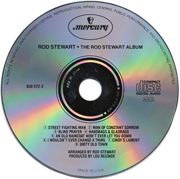 Rod Stewart - The Rod Stewart Album (CD, Album, RE) (NM or M-)