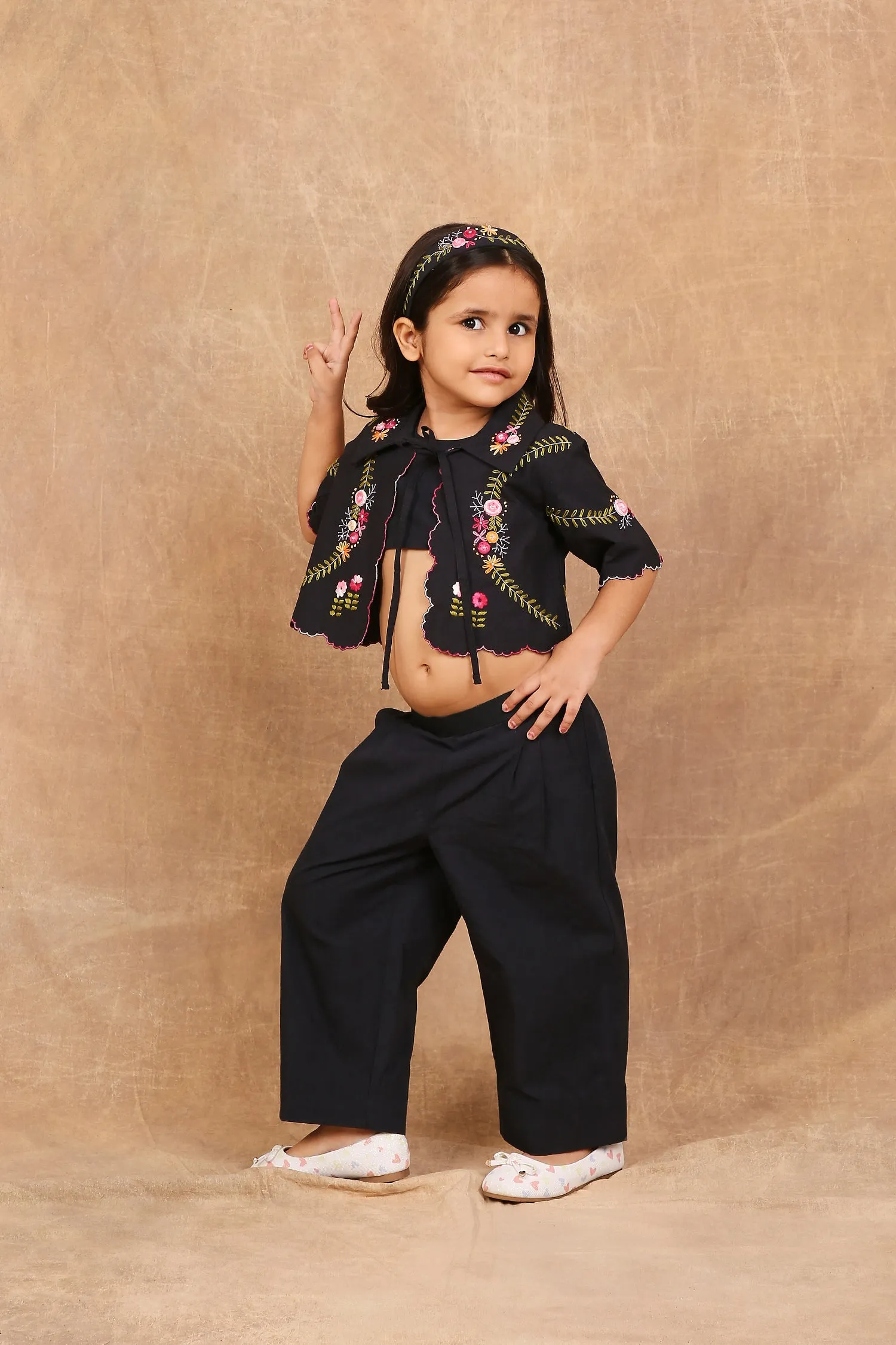 Rose aztec kids co ord set