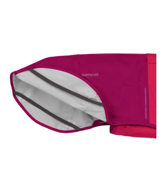 Ruffwear Sun Shower™ Reflective Lightweight Dog Raincoat (Hibiscus Pink)