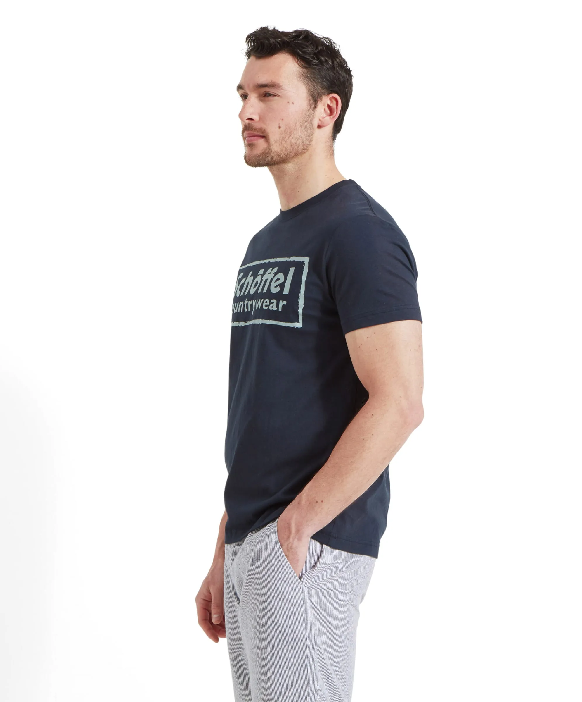 Schoffel Heritage T Shirt - Navy