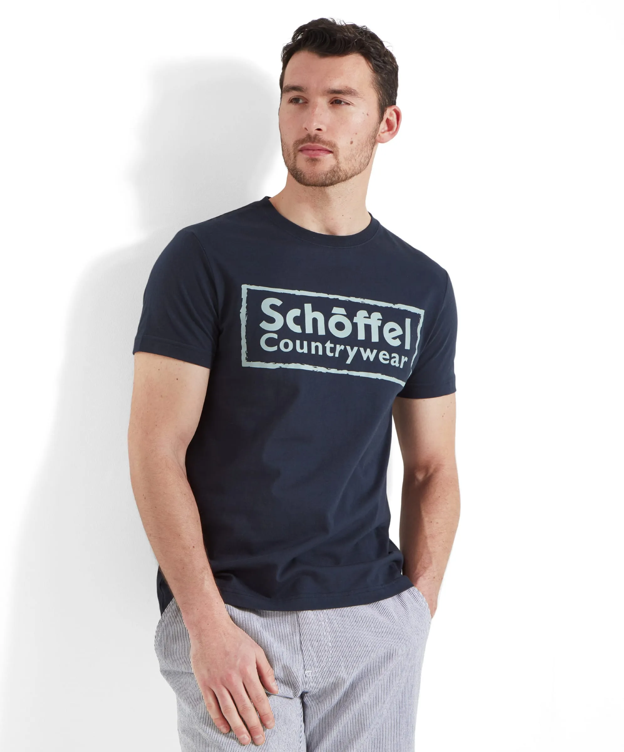 Schoffel Heritage T Shirt - Navy