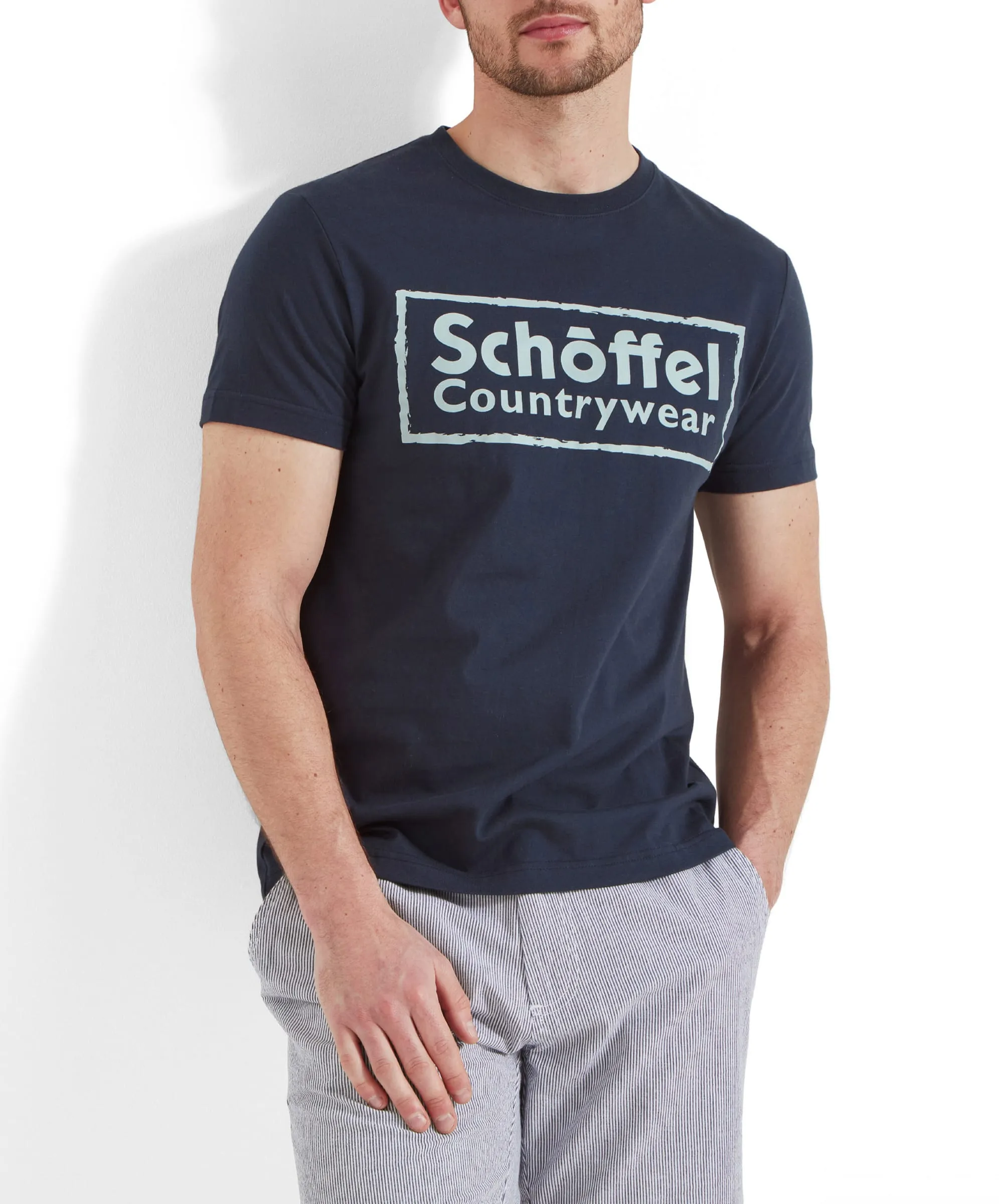 Schoffel Heritage T Shirt - Navy