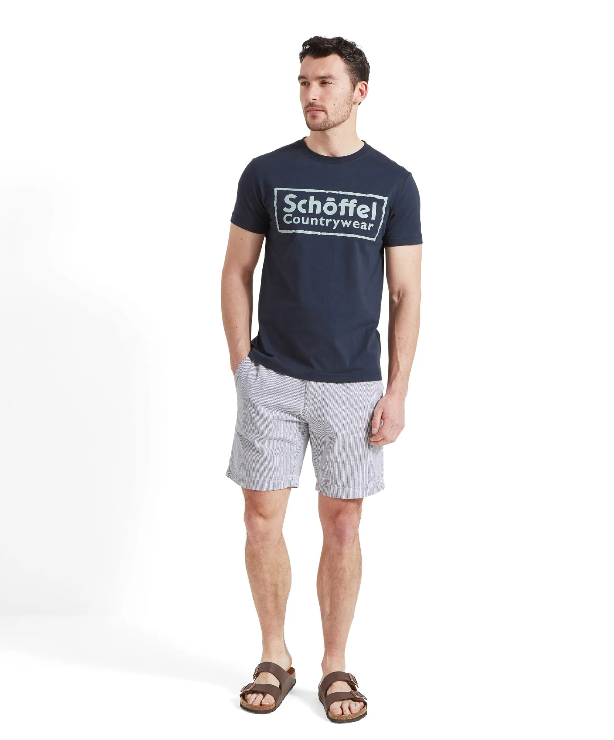 Schoffel Heritage T Shirt - Navy