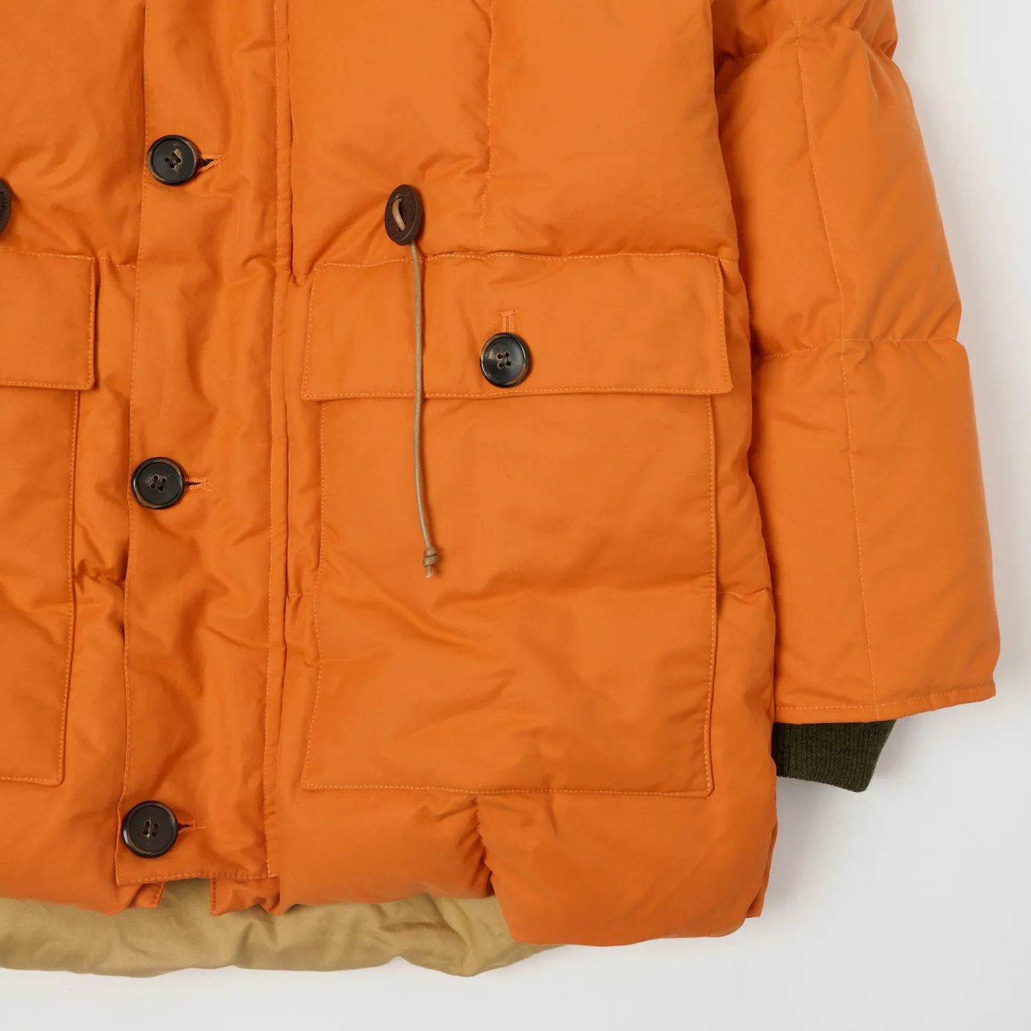 Shangri-La Heritage 'Presena' Quilted Down Jacket - Orange