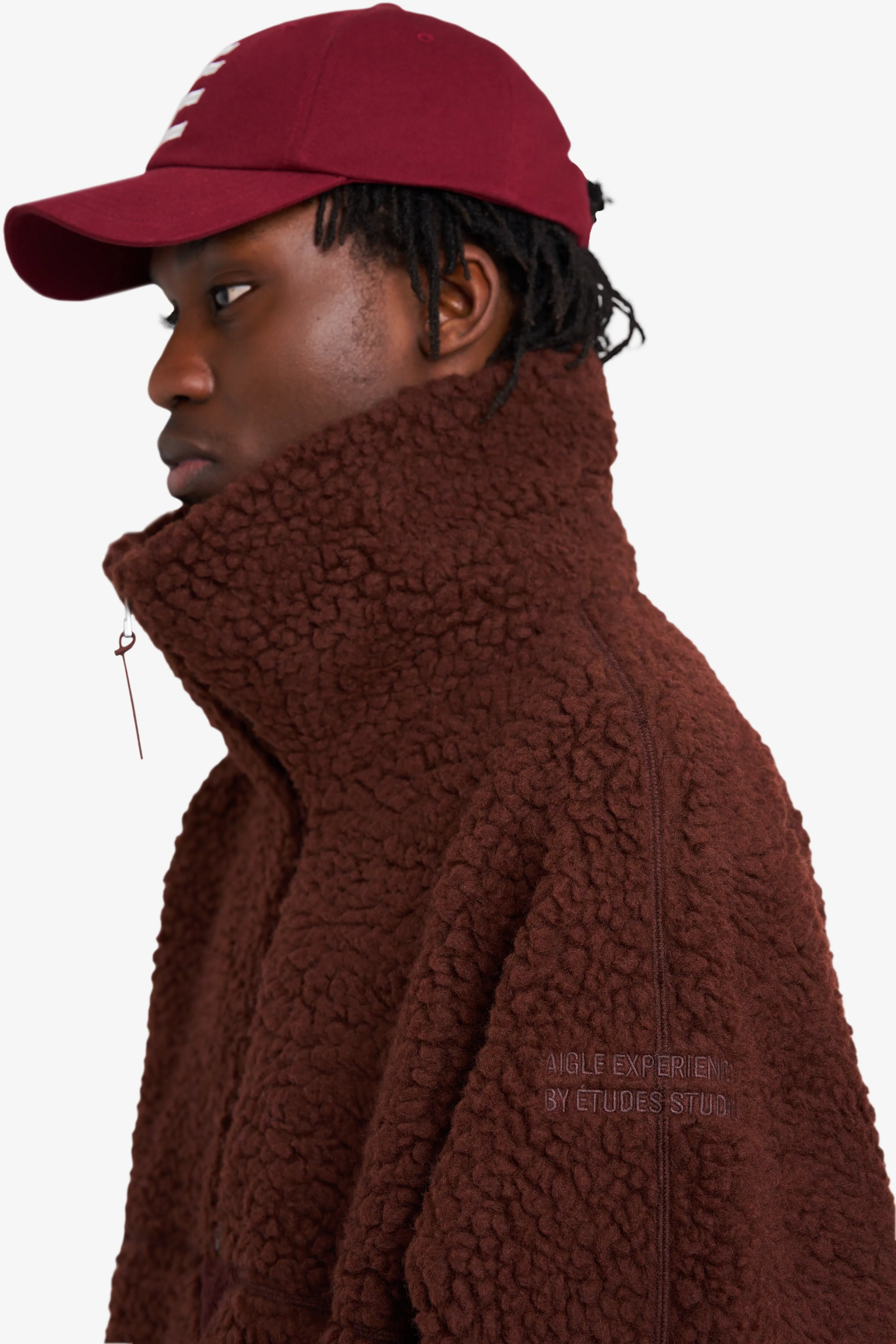 SHERPA FLEECE JACKET BROWNIE