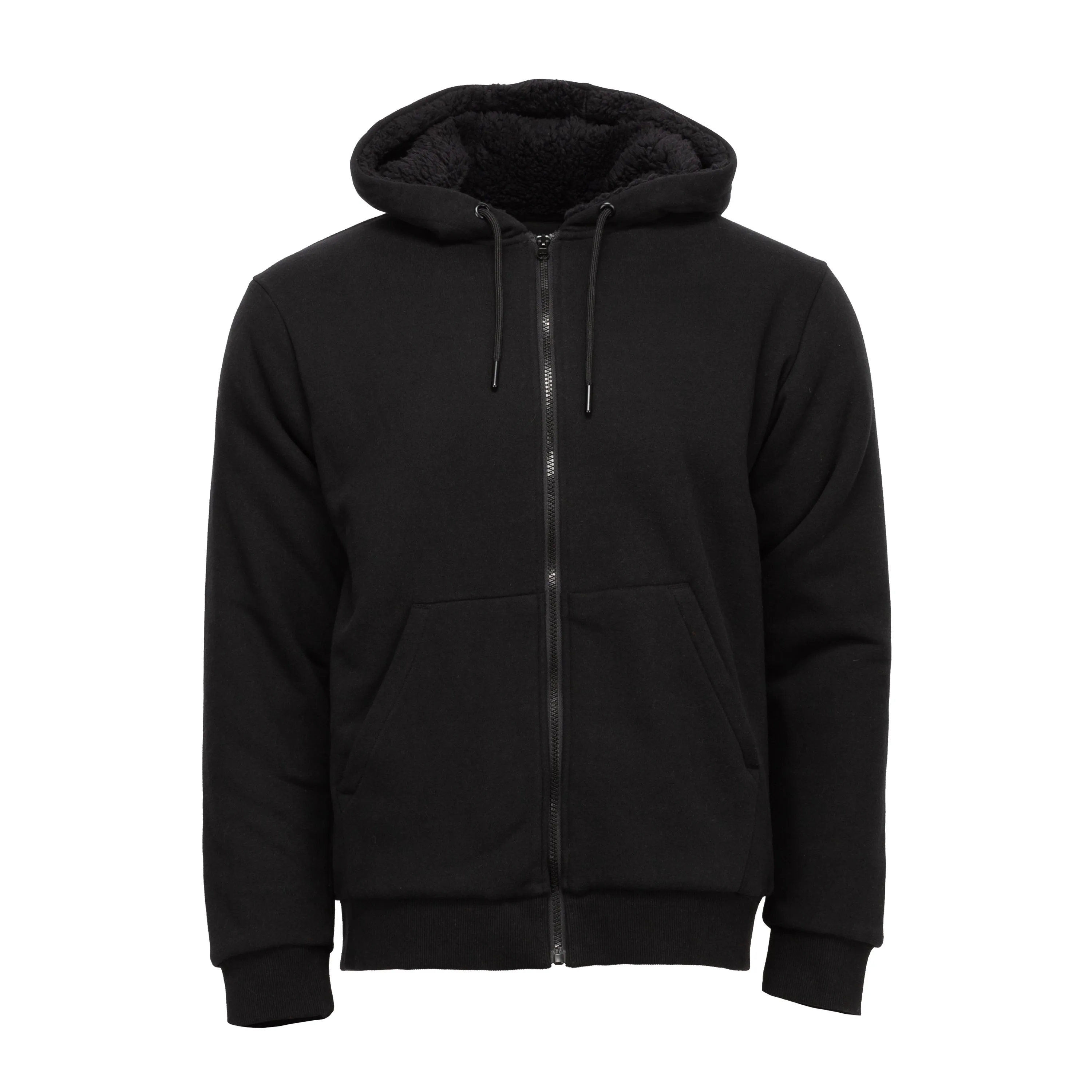 Sherpa Lined FZ Hoody - Mens