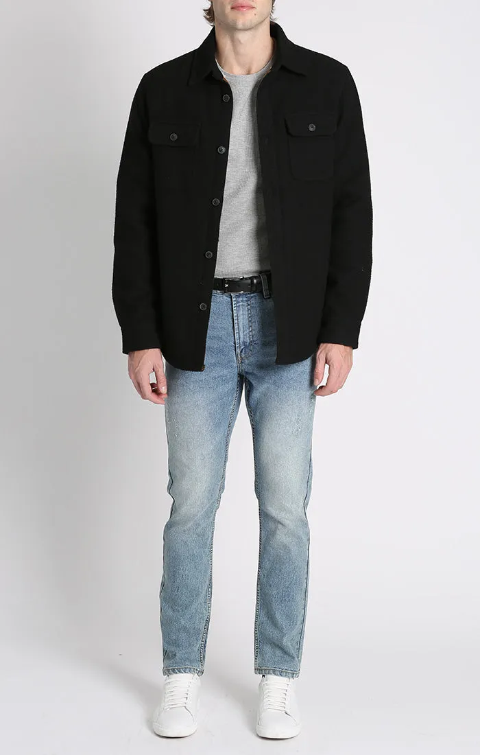 Sherpa Lined Wool Jacket