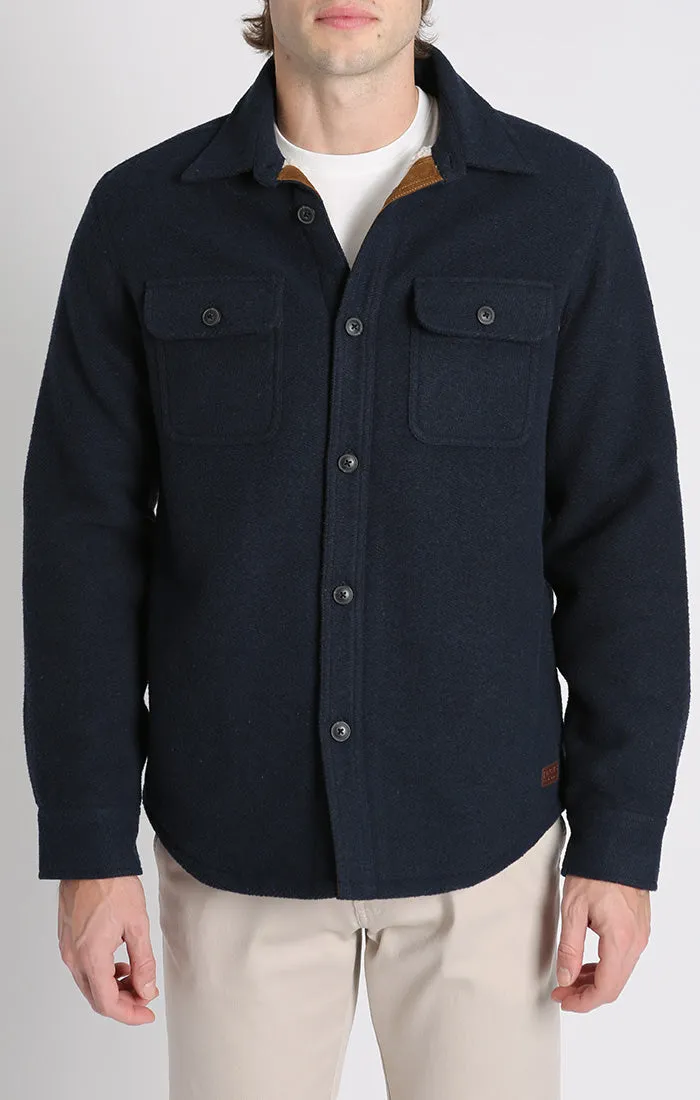 Sherpa Lined Wool Jacket