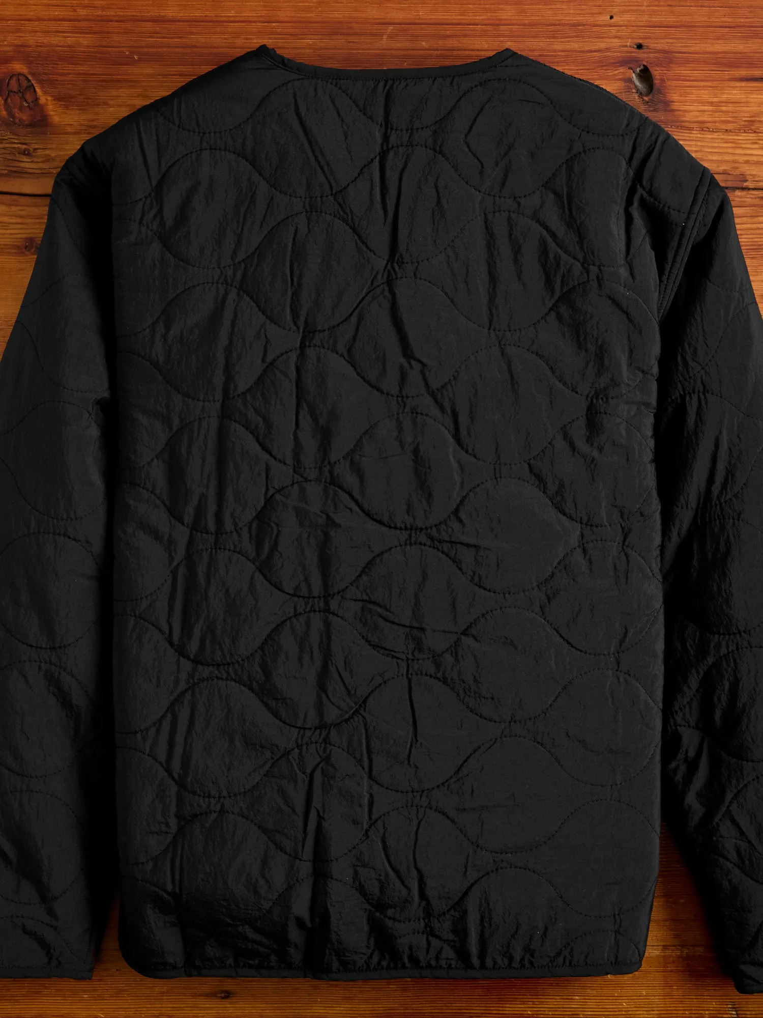 Sherpa Zip Liner Jacket in Black