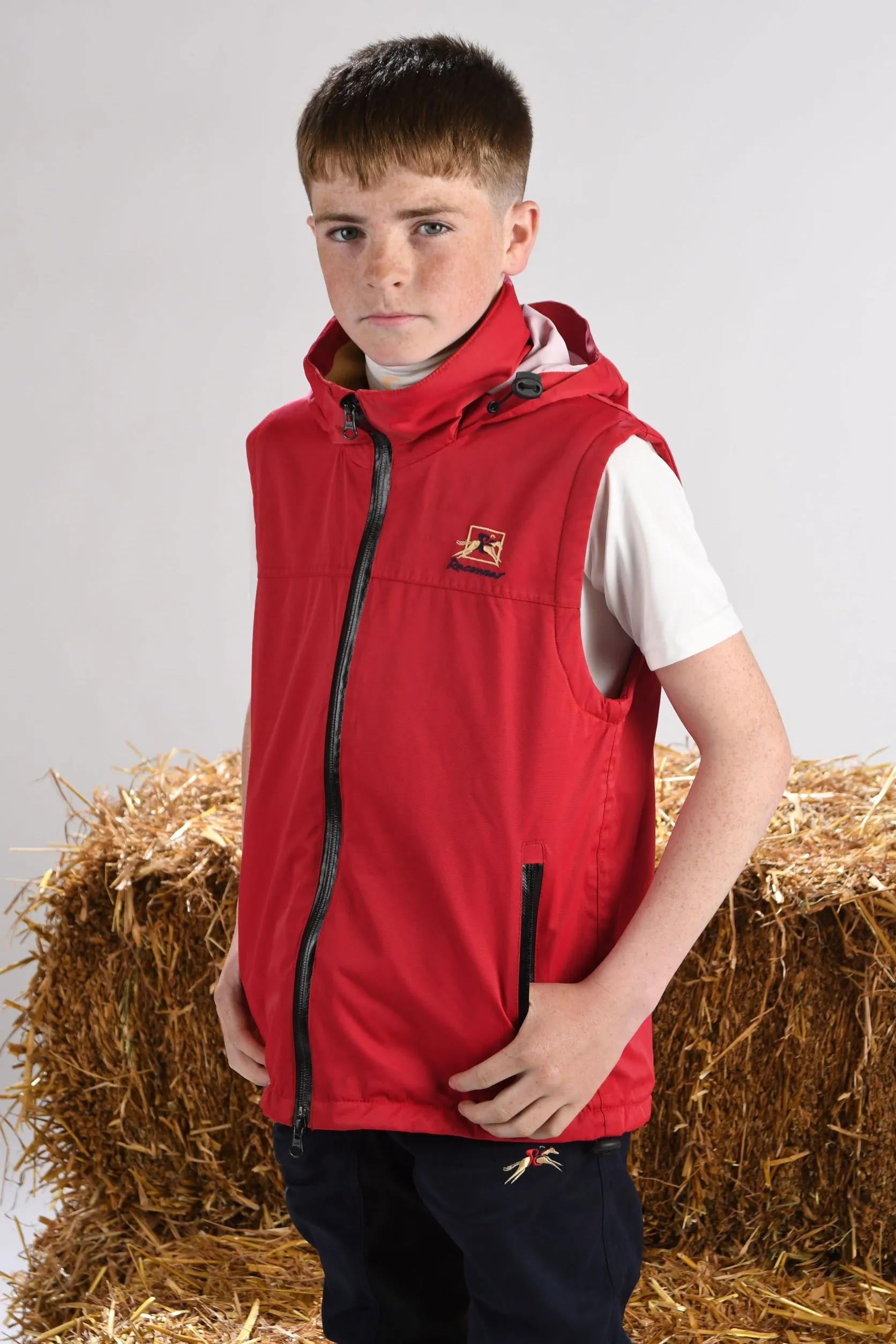 Sleeveless Warmer Red Childrens By Pc Racewear