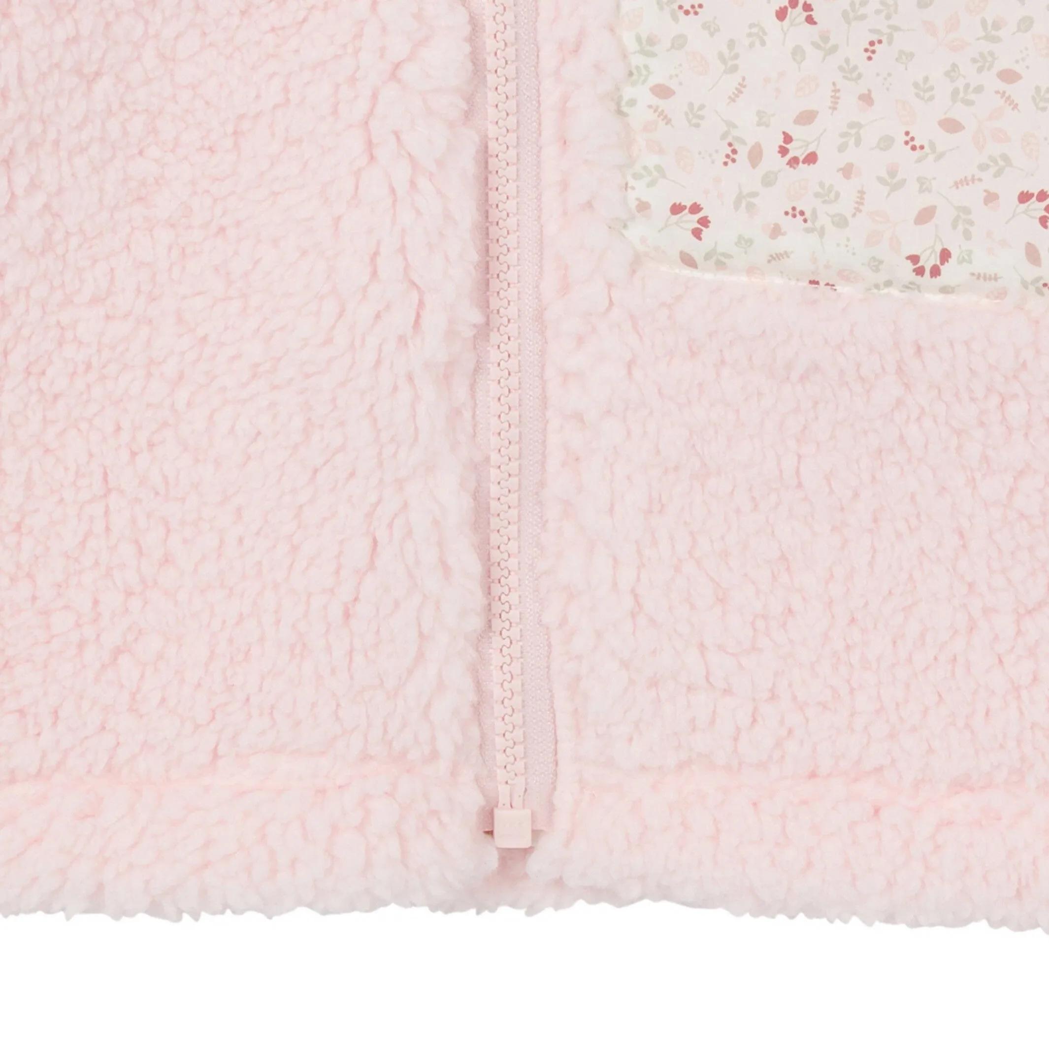 Toddler Girls Pink Sherpa Jacket